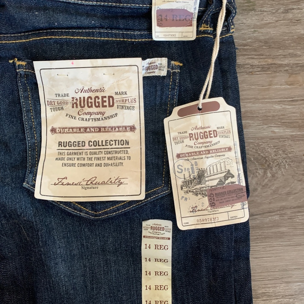 New rugged jeans